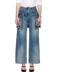 JUUN.J Blue Layered Jeans Blue