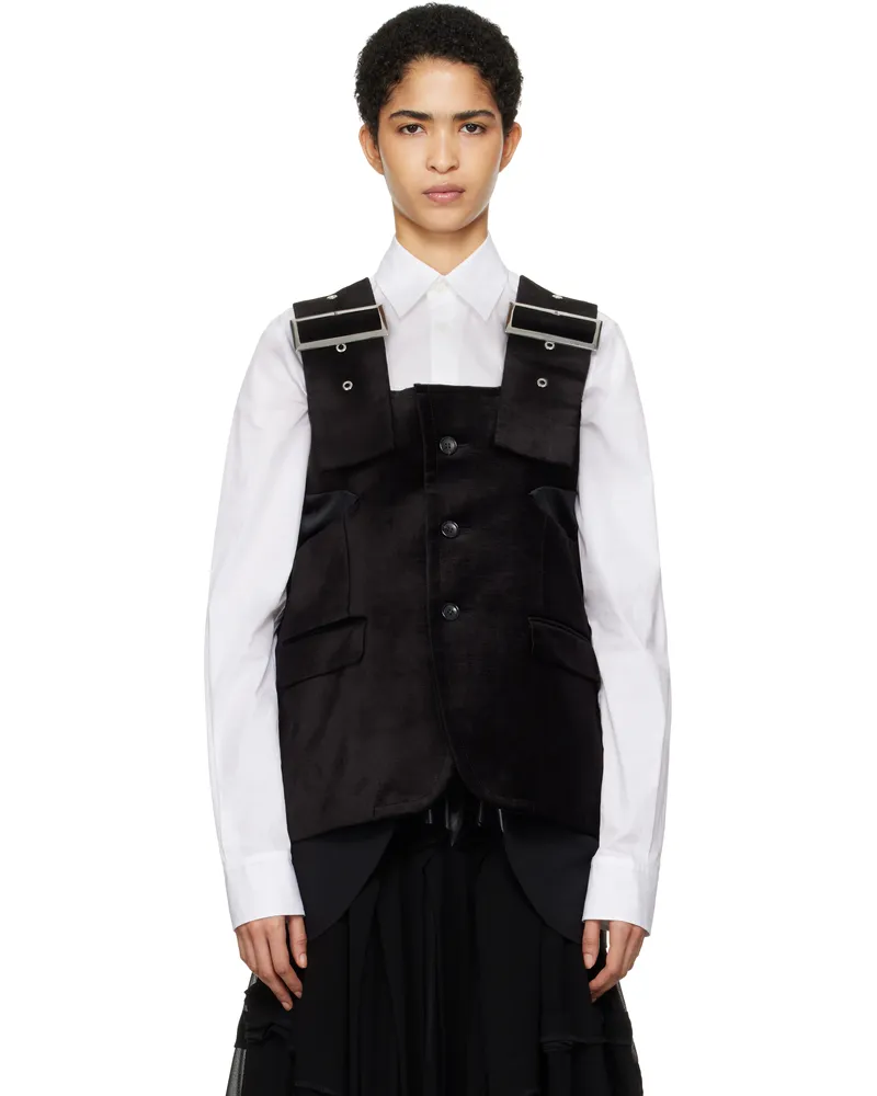 Comme des Garçons Black Velvet Tank Top 1