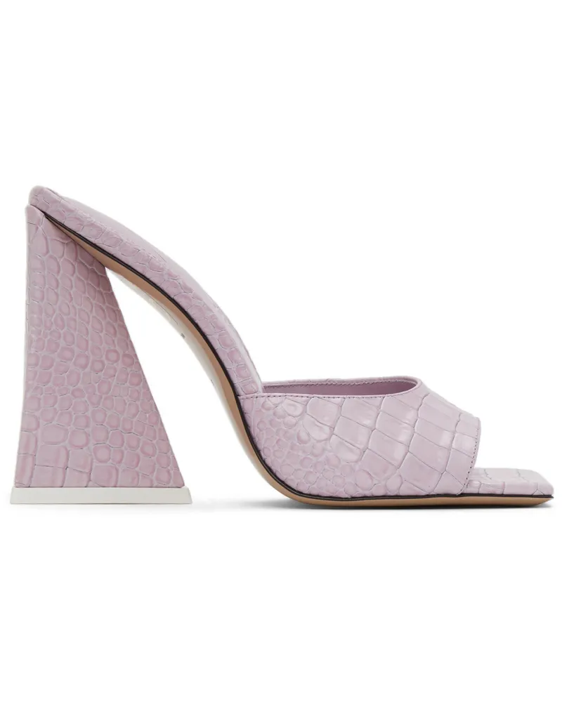 ATTICO Pink Leather Devon Heeled Sandals 076