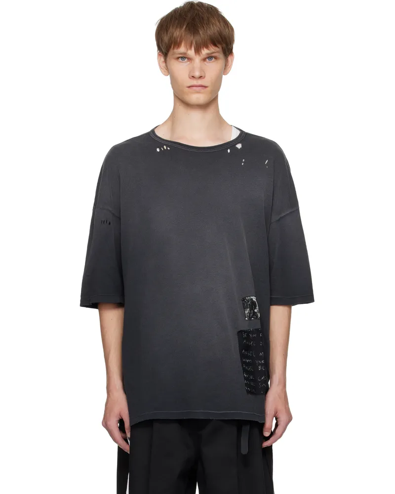 Ann Demeulemeester Black Dieter High-Comfort T-shirt Black