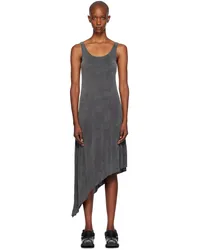 Our Legacy Gray Hang Midi Dress Dark