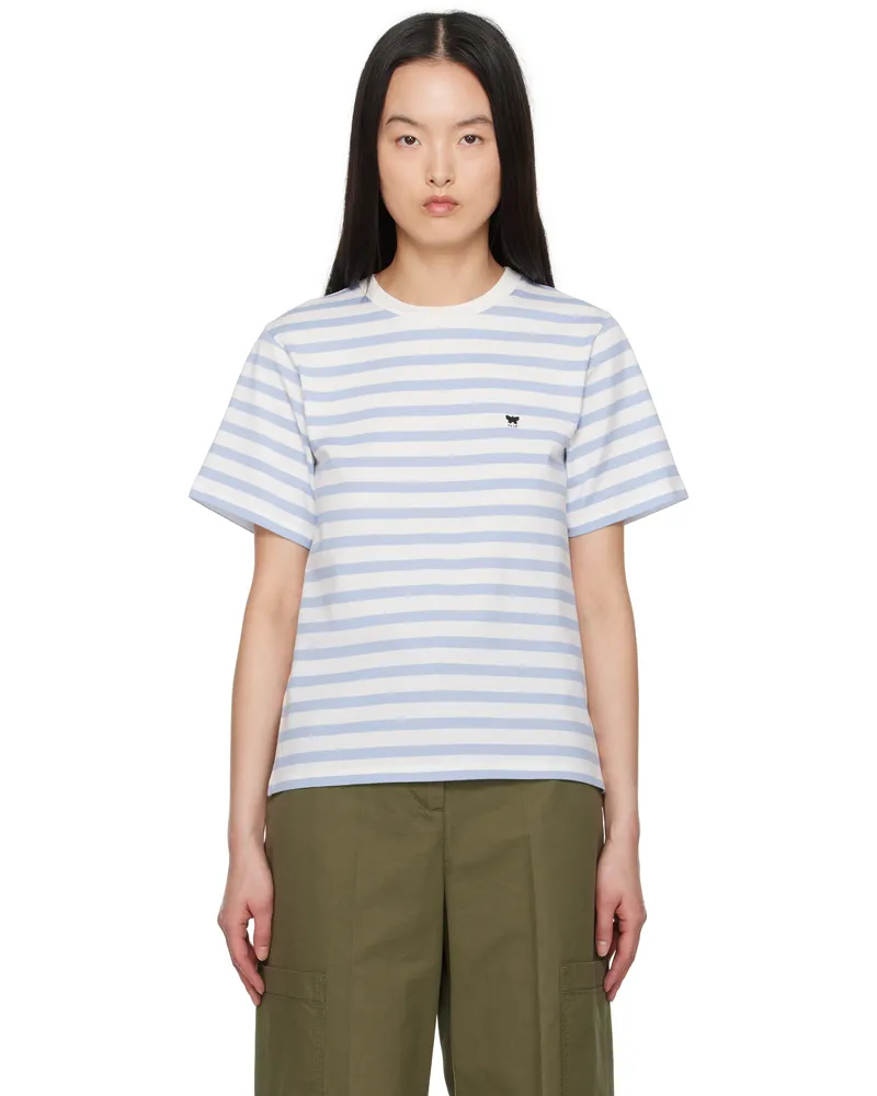 Max Mara Blue & White Satrapo T-shirt 015