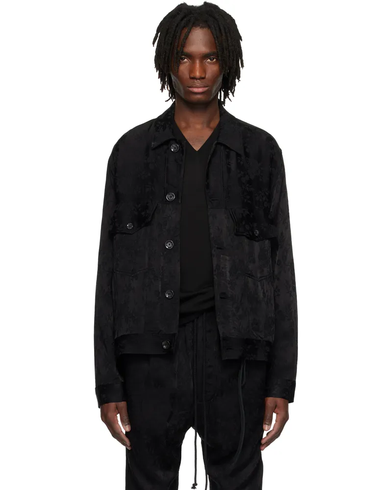 Song For The Mute Black Worker Jacket Black
