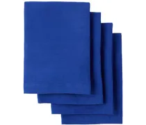 Blue Linen Napkin Set