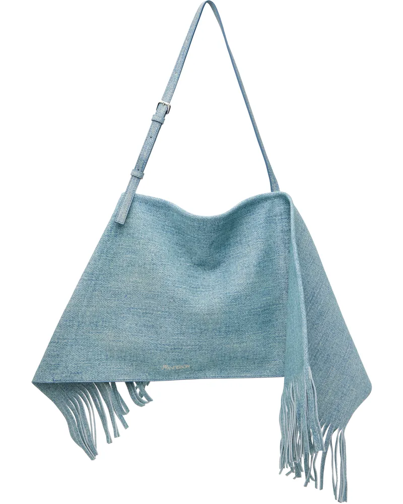 J.W.Anderson Blue Medium Scarf Bag 800