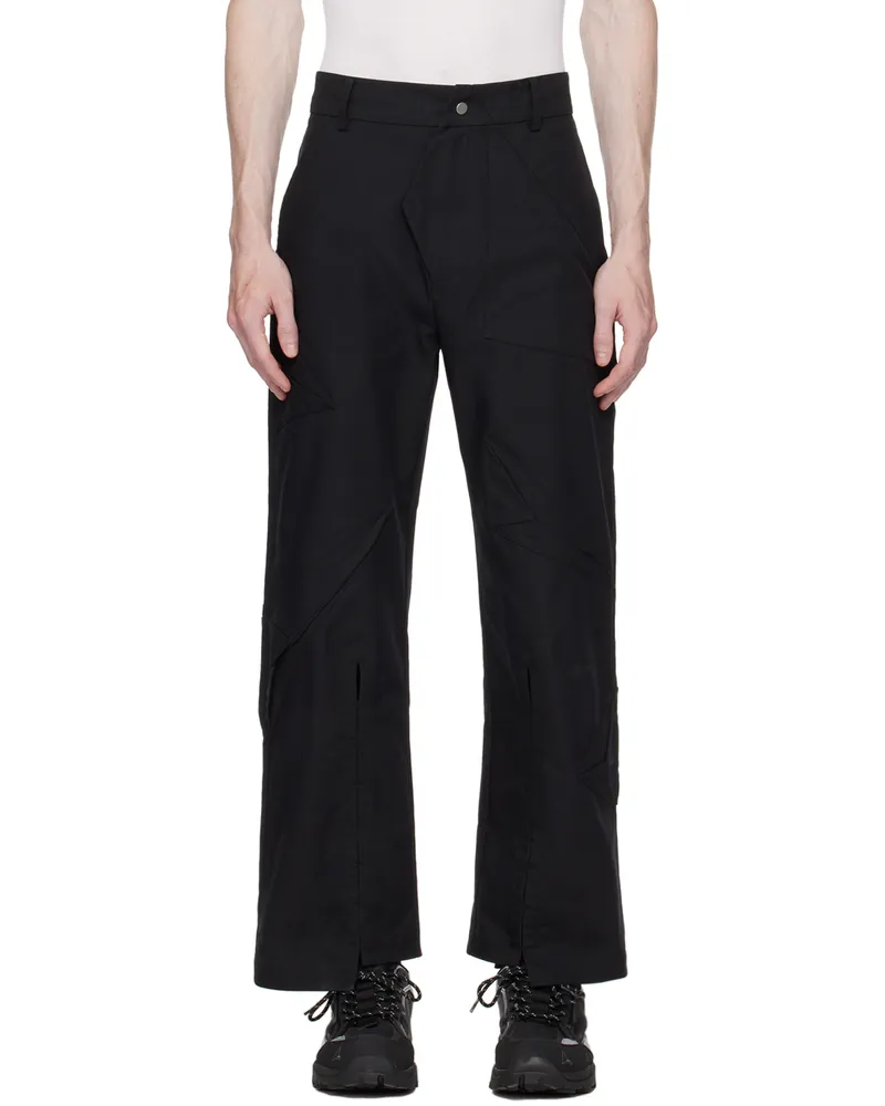 Uncertain Factor Black Nose Tackle Trousers Black