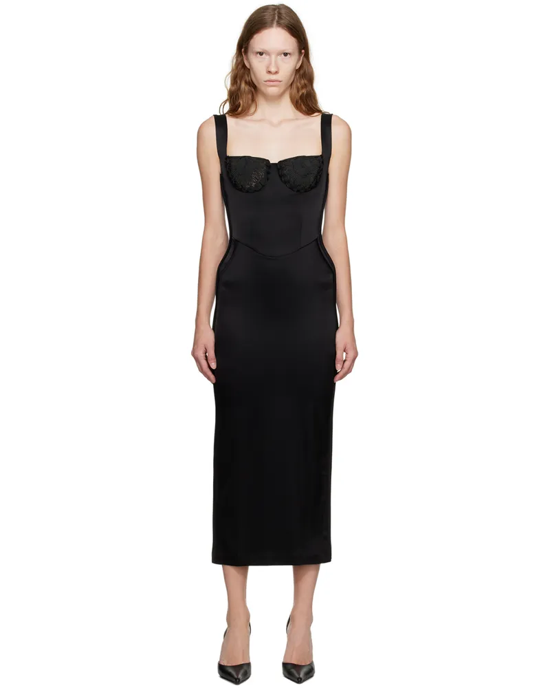 Paris Georgia Black Micah Midi Dress Black
