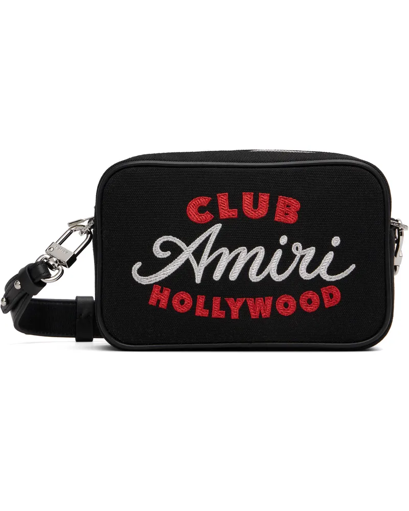 Amiri Black 'Club AMIRI' Camera Bag Black