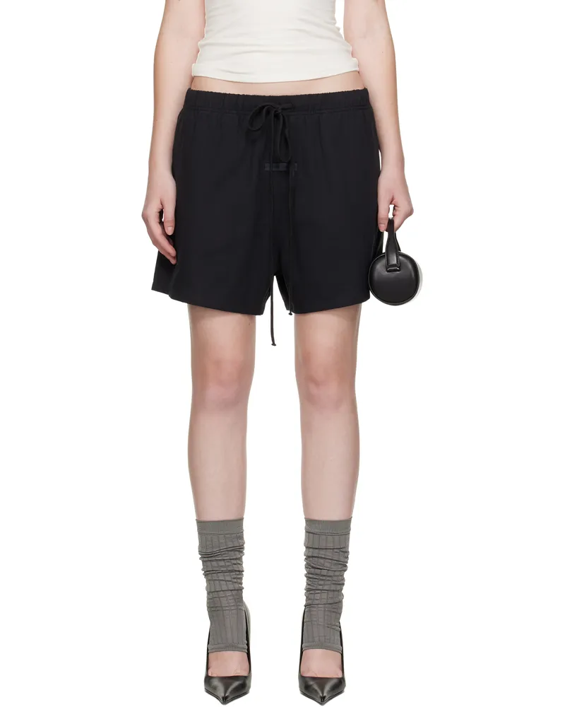 Fear of God Black Soccer Shorts Jet