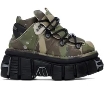 Khaki New Rock Edition Platform Sneakers