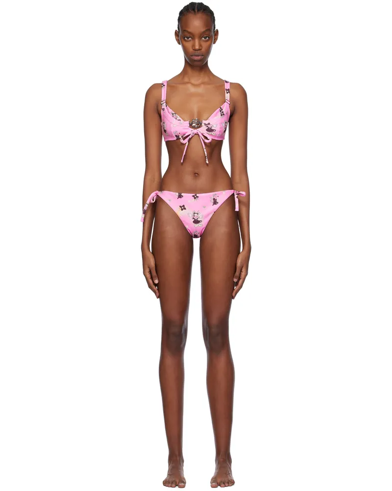 CHOPOVA LOWENA Pink Suski Bikini Pink