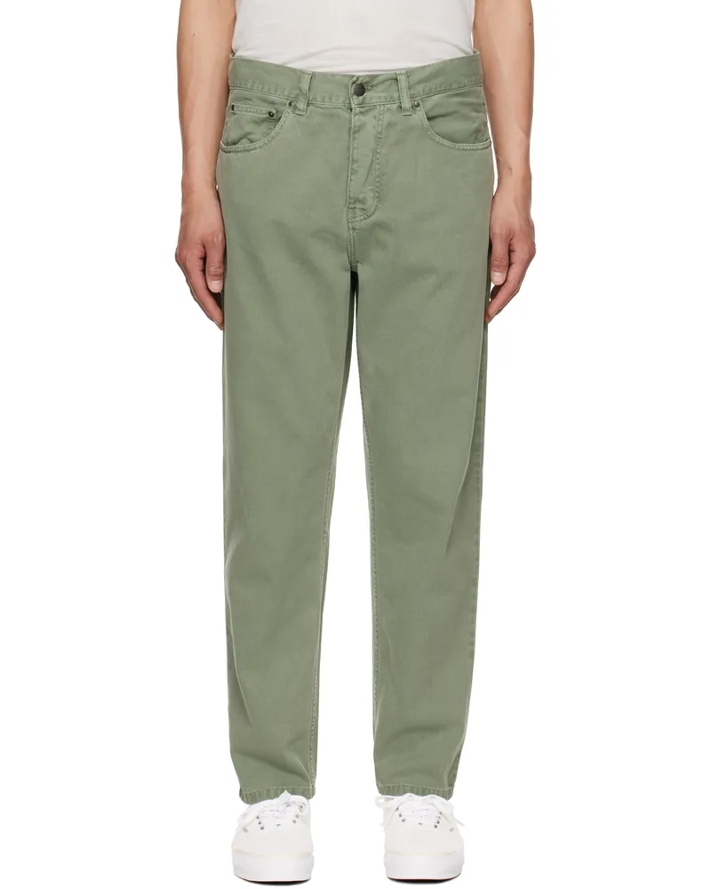 Carhartt WIP Green Newel Trousers Park