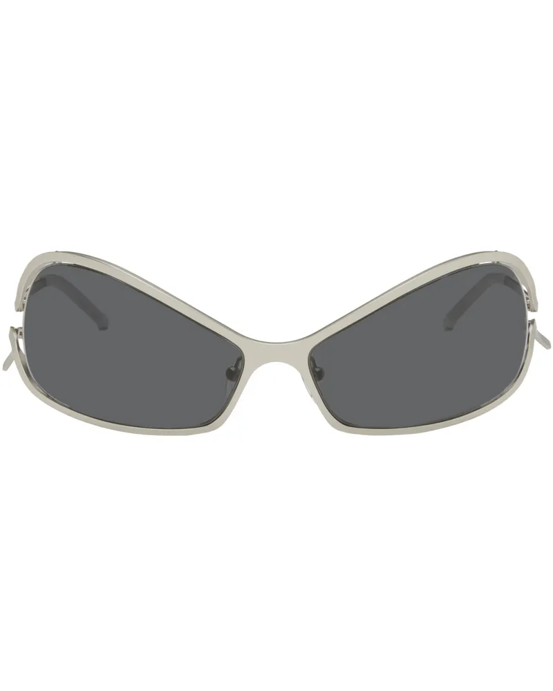 A BETTER FEELING Silver Numa Sunglasses Steel