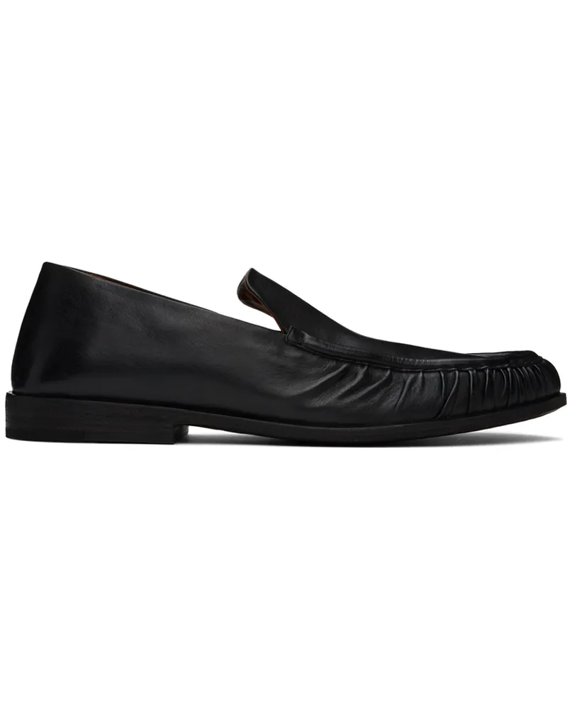 Marsèll Black Gathered Loafers Black