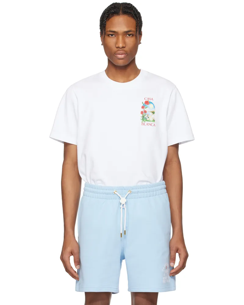 Casablanca Paris White LA Days T-shirt La