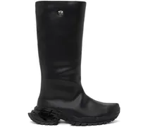Black Vizor Tall Boots