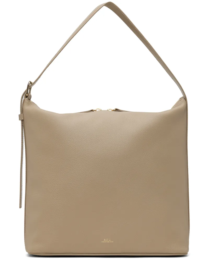 A.P.C. Beige Vera Tote Bao