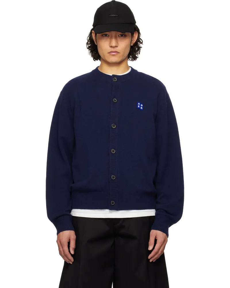 Adererror Navy Sig; TRS Tag 02 Cardigan Navy