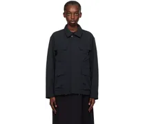 Black Press-Stud Jacket