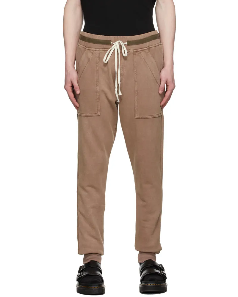 Greg Lauren Brown Basic Lounge Pants Brown