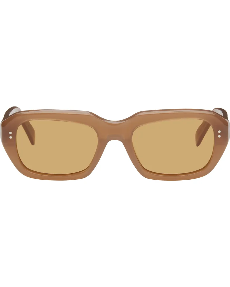 RETROSUPERFUTURE Brown Miles Sunglasses Cola