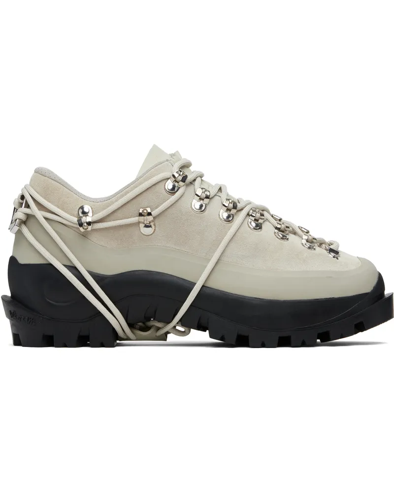 Heliot Emil Gray Low Hiking Boots Leather