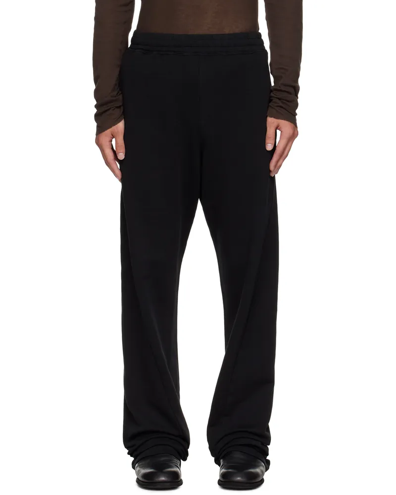 Maison Margiela Black Drawstring Sweatpants 900