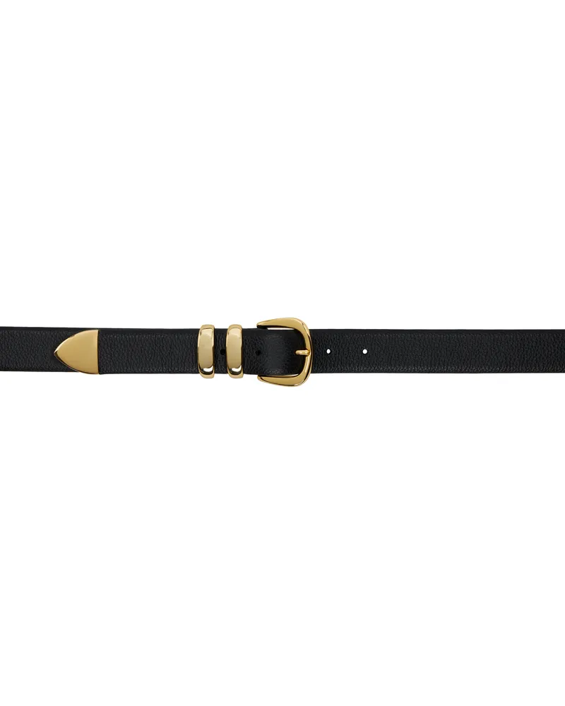Anderson's Black Calfskin Hardware Belt N1