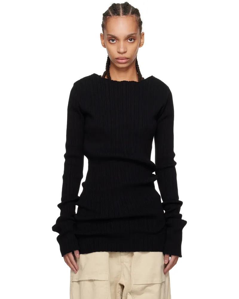 Entire Studios Black Arches Sweater Black