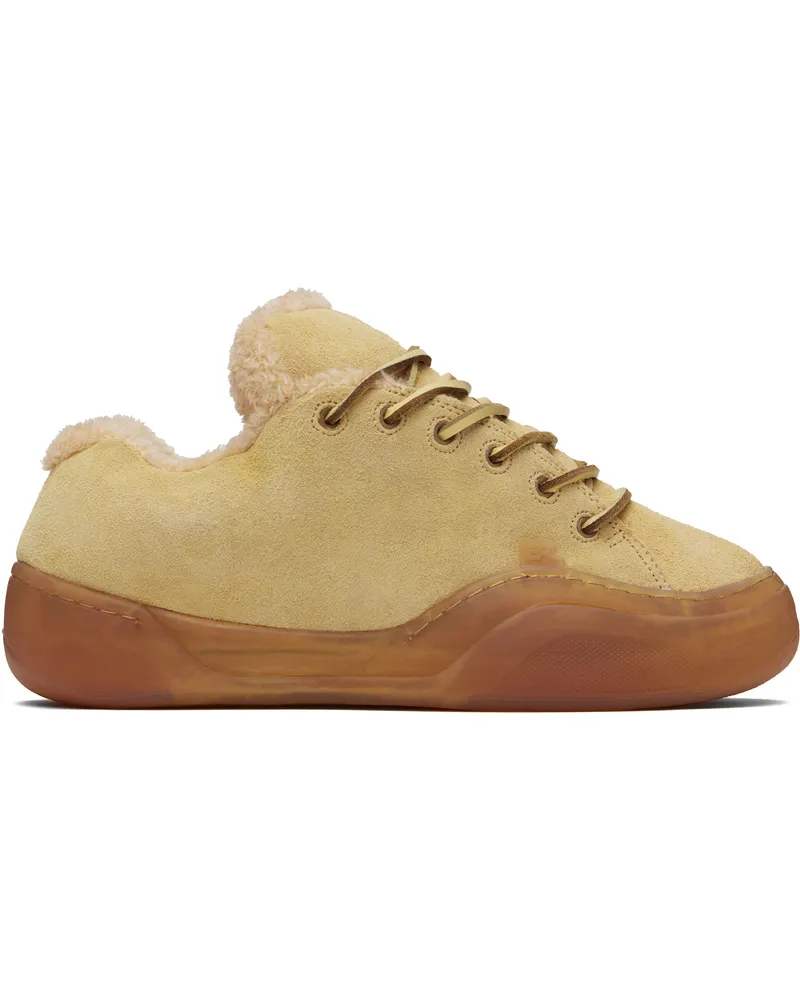 ERL Beige Vamp Skate Sneakers 1