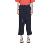 Navy Big Trousers