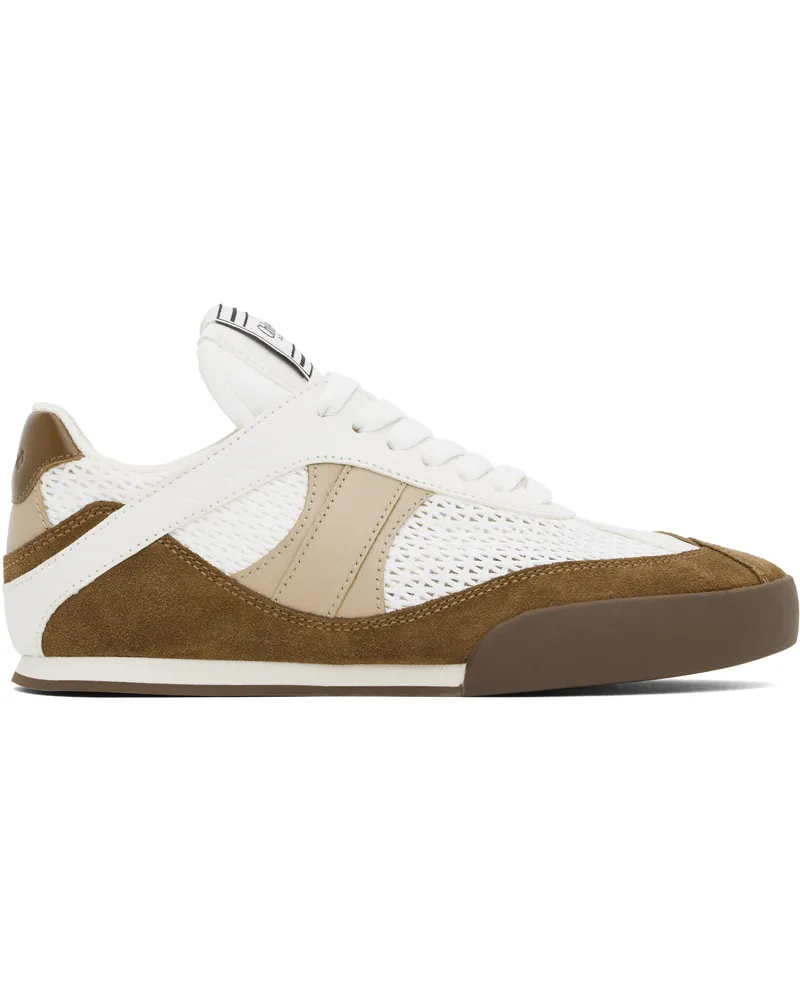 Chloé White & Brown 'Chloé Kick' Sneakers 243