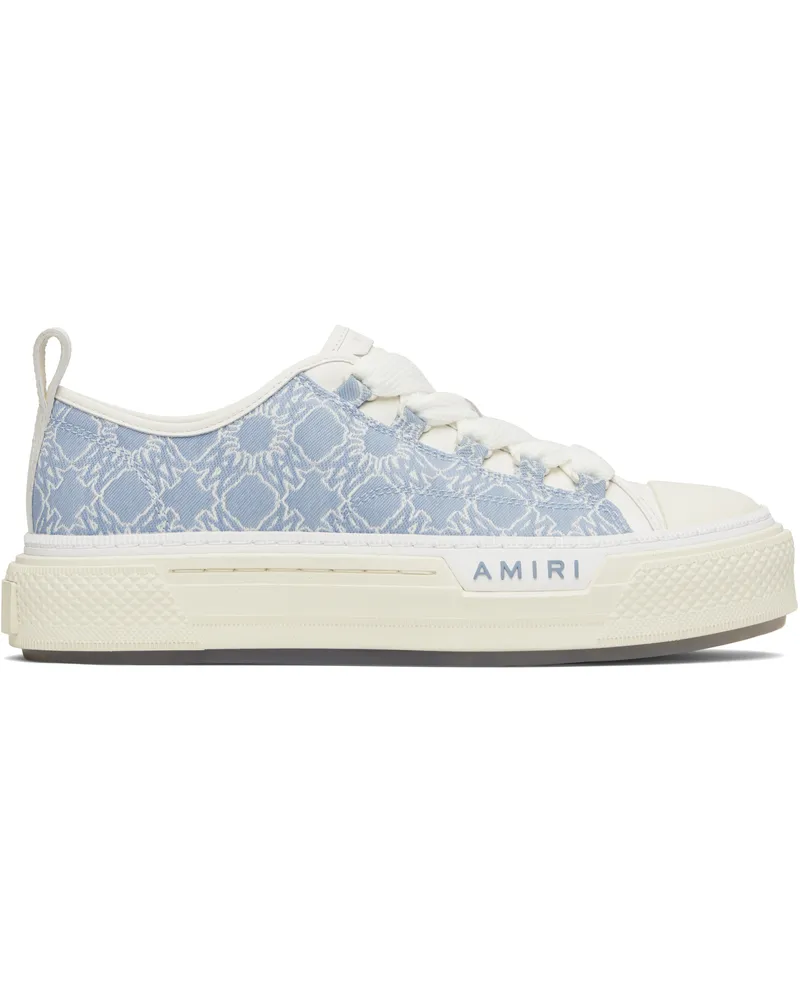 Amiri Blue & White MA Quad Court Low Sneakers Ashley