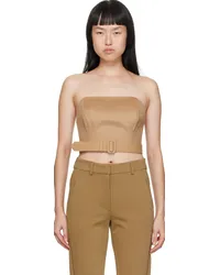 Max Mara Tan Flipper Camisole Camel