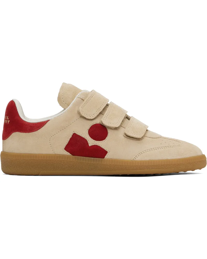Isabel Marant Beige Beth Sneakers Toffee