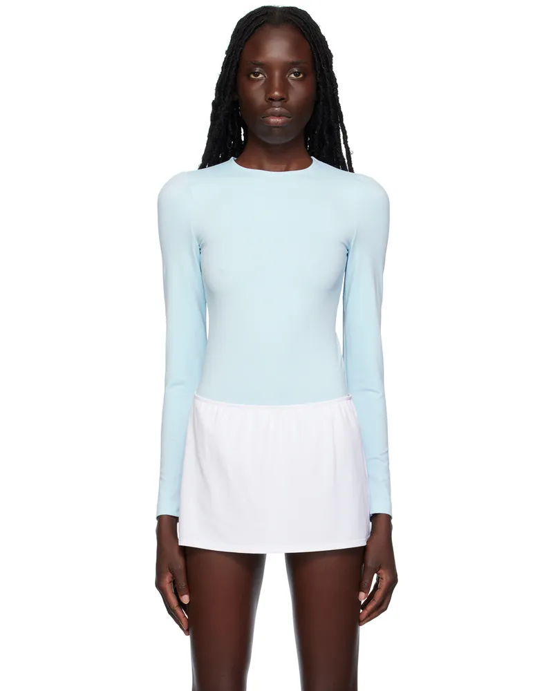 Wolford Blue Aurora Bodysuit 5713