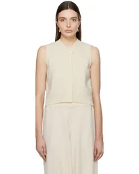 CORDERA Off-White Waistcoat Vest Natural