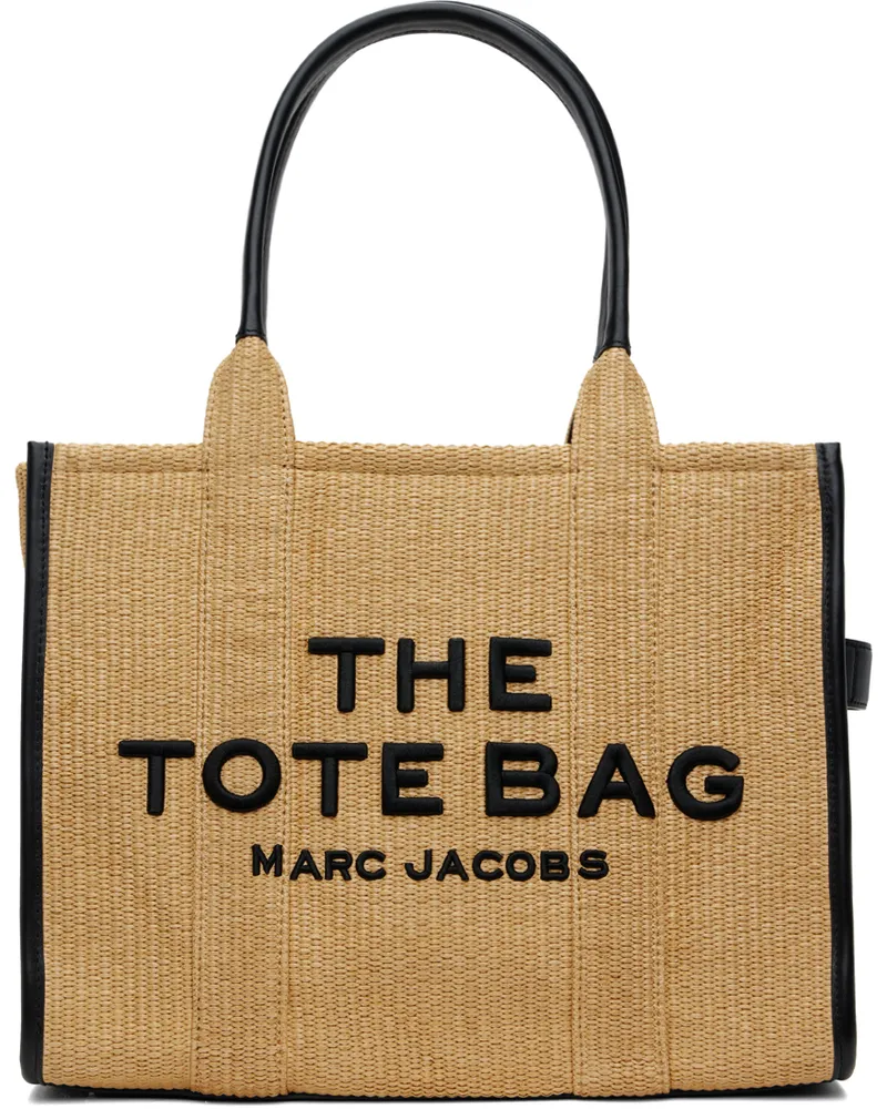 Marc Jacobs Beige 'The Woven Large' Tote 255