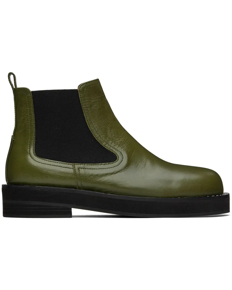 COMME SE-A SSENSE Exclusive Khaki Ronda Boots Khaki