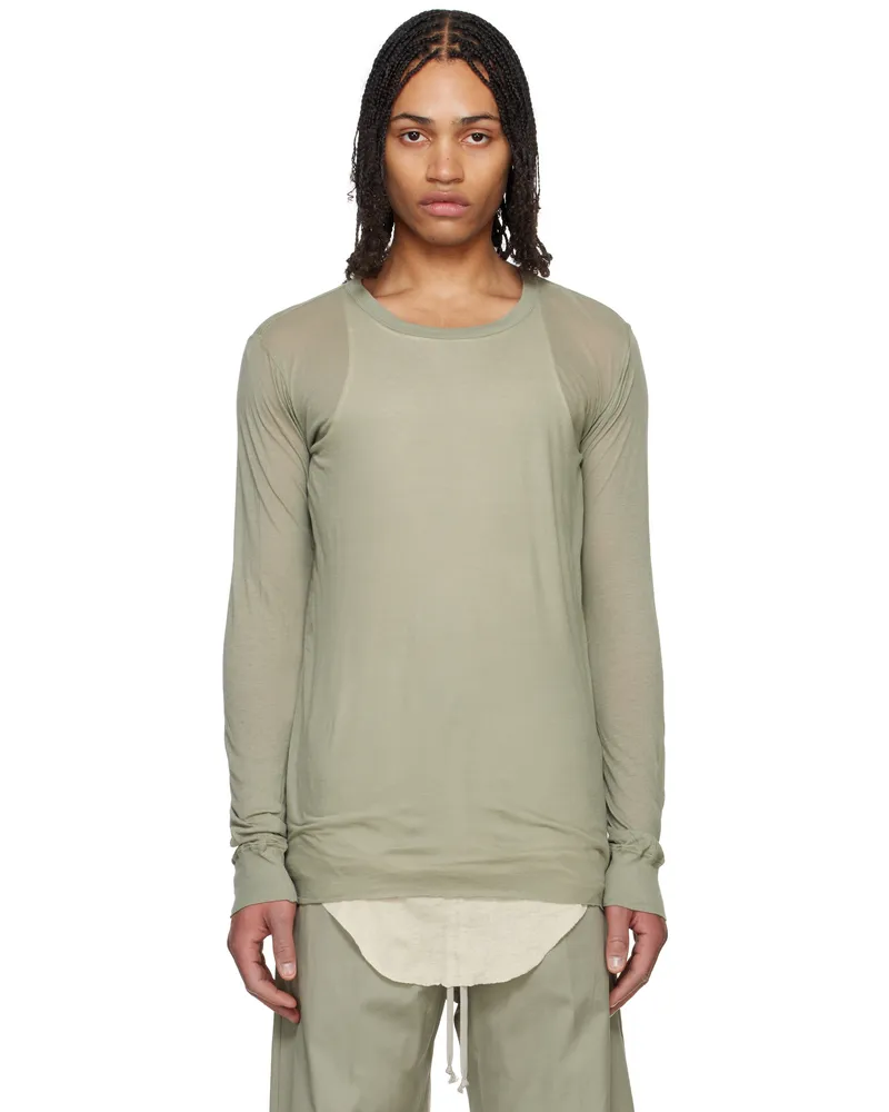 Rick Owens Green Hollywood Basic LS T-shirt 15