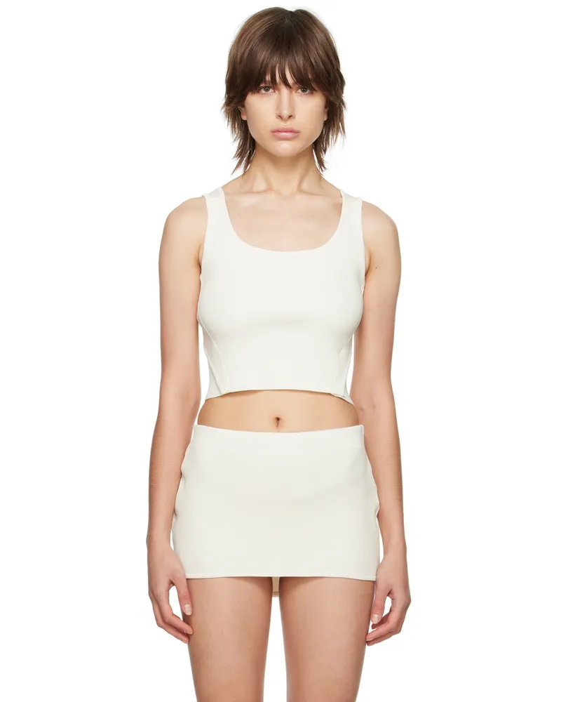 Hyein Seo SSENSE Exclusive White Tank Top & Miniskirt Set White