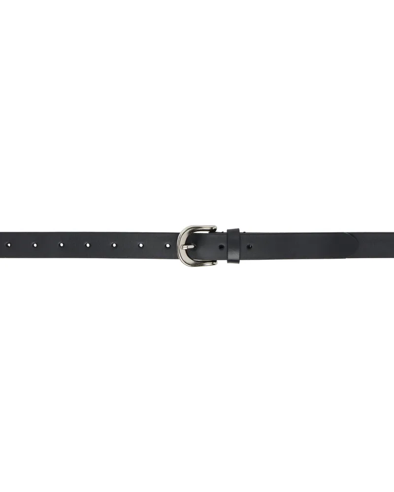 Dunst Black D-Buckle Classic Belt Black