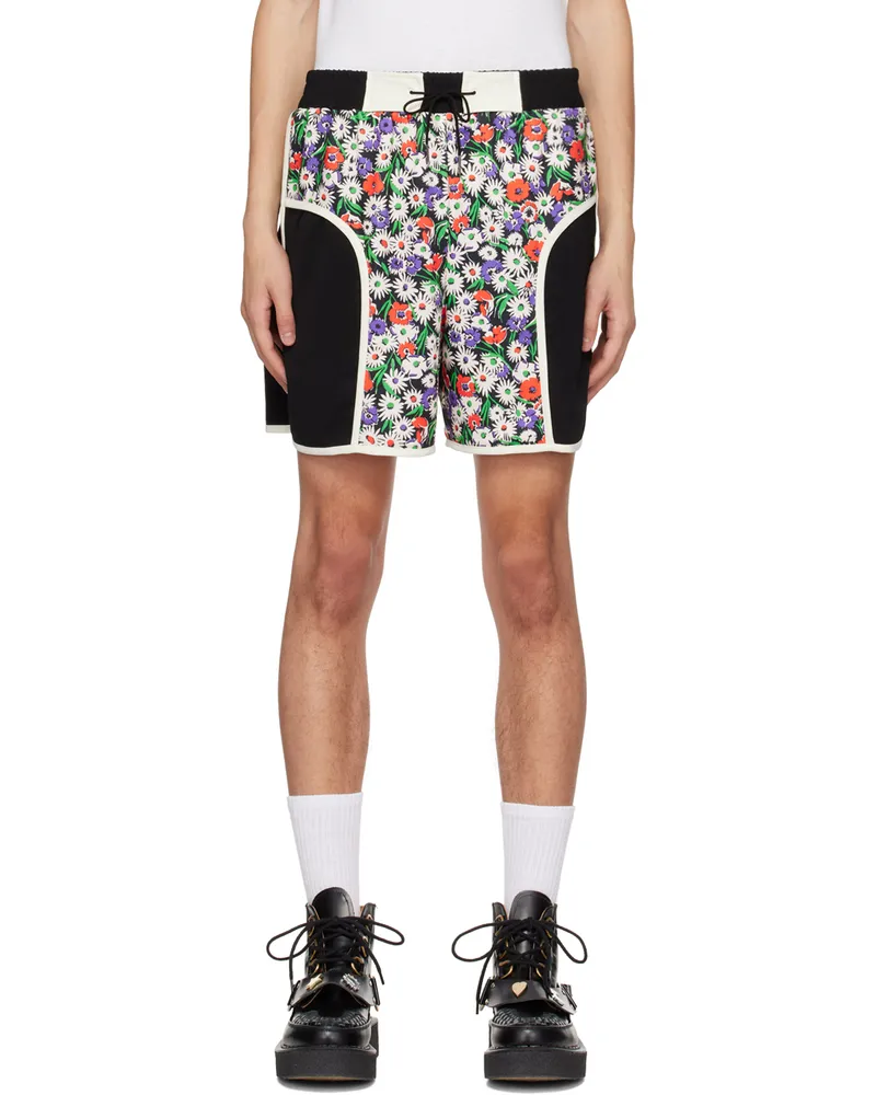 Anna Sui SSENSE Exclusive Multicolor Daisies Short Rouge
