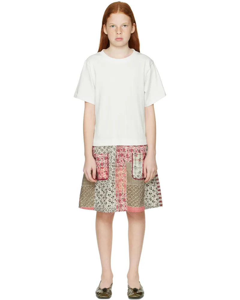 Sea Kids White & Multicolor Panna Dress Multi