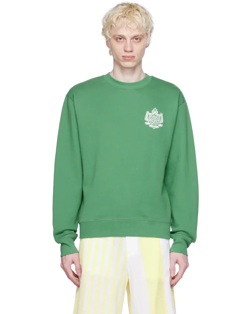 Kitsuné Green Hotel Olympia Edition Crest Sweatshirt P376