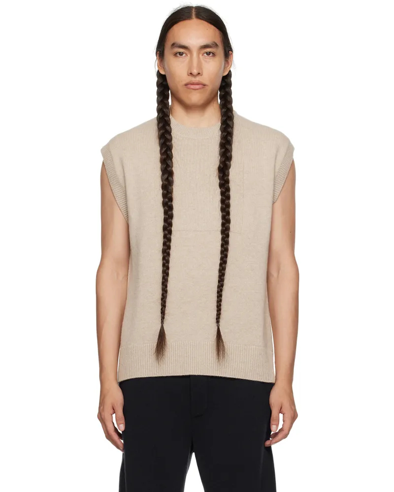 Lisa Yang Beige 'The Dennis' Vest Sa