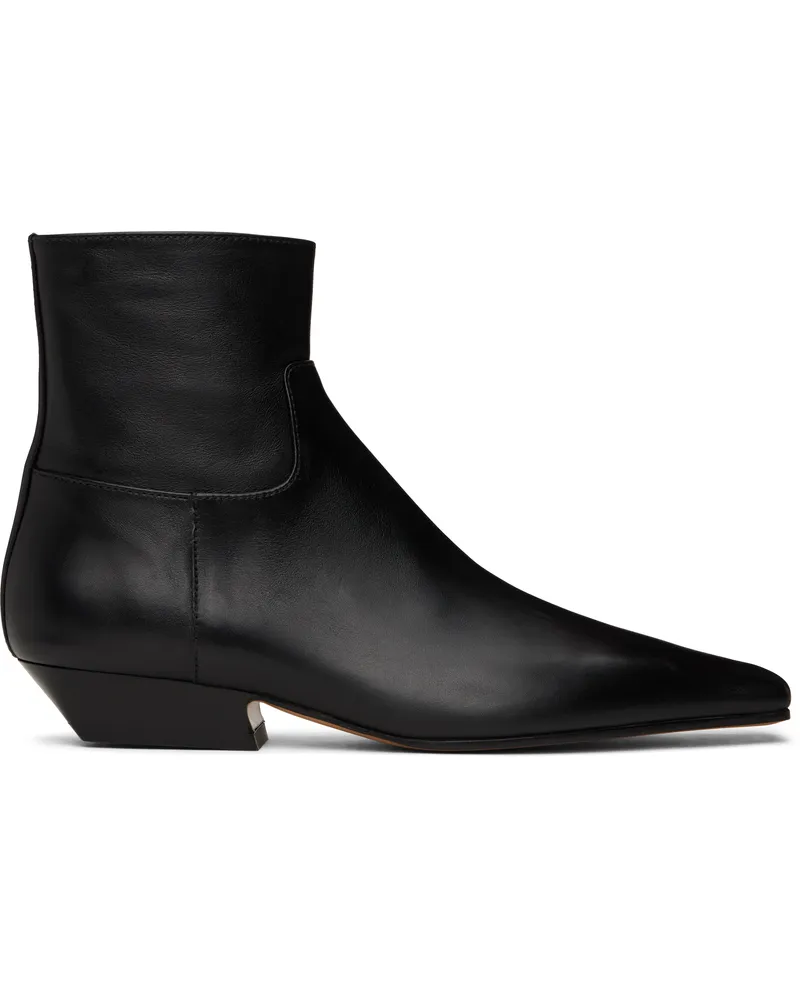 KHAITE Black Marfa Ankle Boots 200