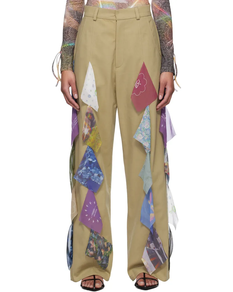 J.KIM Khaki Anton Belinskiy Edition Unity Trousers Pale