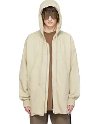 DRKSHDW by Rick Owens Off-White Sphinx Jumbo Hoodie Pearl