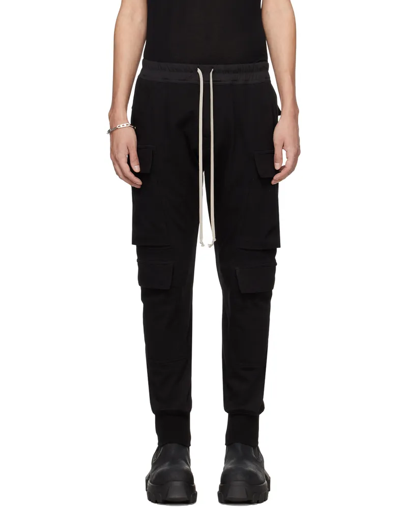 Rick Owens Black Mastodon Cargo Pants 09